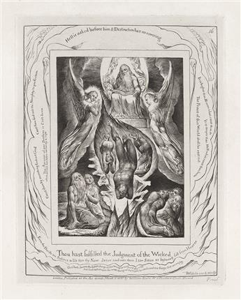 WILLIAM BLAKE Illustrations of the Book of Job.